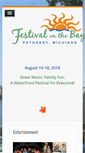 Mobile Screenshot of petoskeyfestival.com